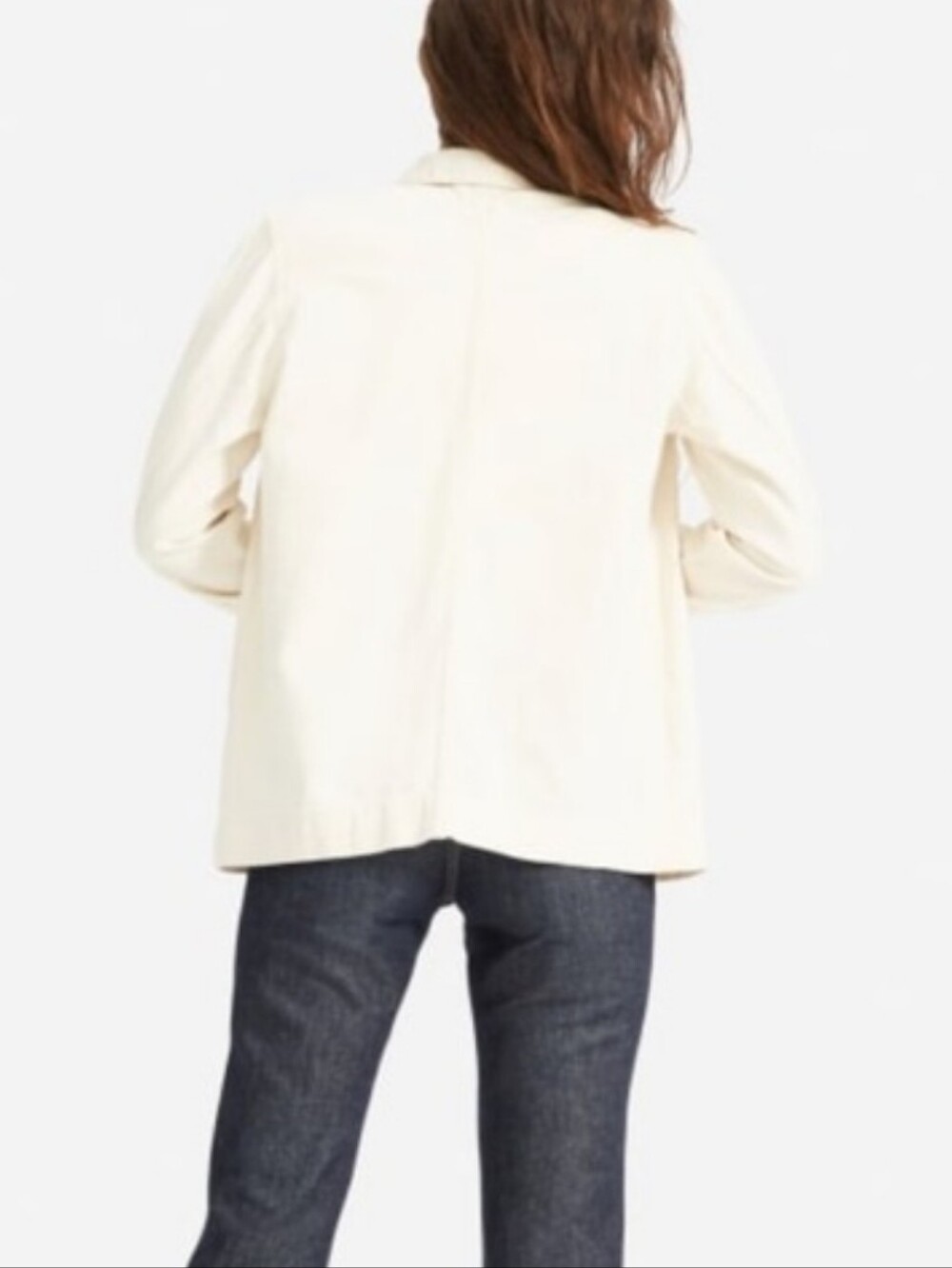 Everlane Denim "Chore Jacket" In Bone, XS - Picture 14 of 15